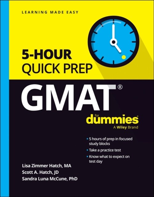 GMAT 5-Hour Quick Prep for Dummies (Paperback)