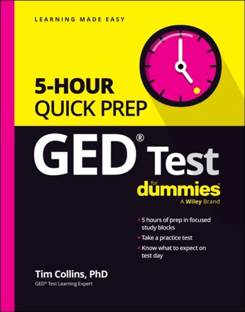GED Test 5-Hour Quick Prep for Dummies (Paperback, 10)