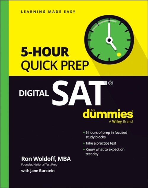 Digital SAT 5-Hour Quick Prep for Dummies (Paperback)