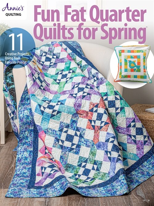 Fun Fat Quarter Quilts for Spring (Paperback)