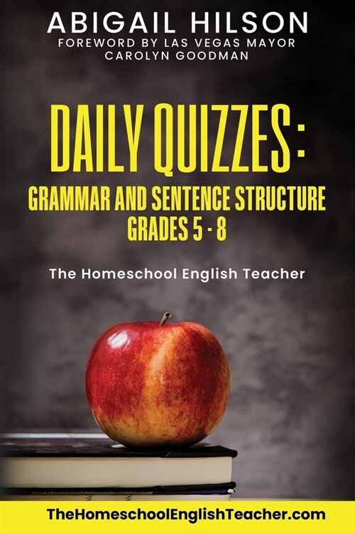 Daily Quizzes: Grammar and Sentence Structure Grades 5-8 (Paperback)