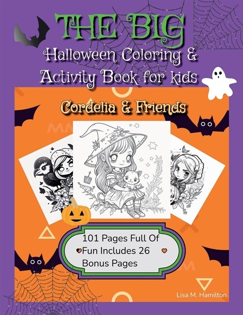 The Big Halloween Coloring & Activity Book For Kids: Cordelia & Friends (Paperback)