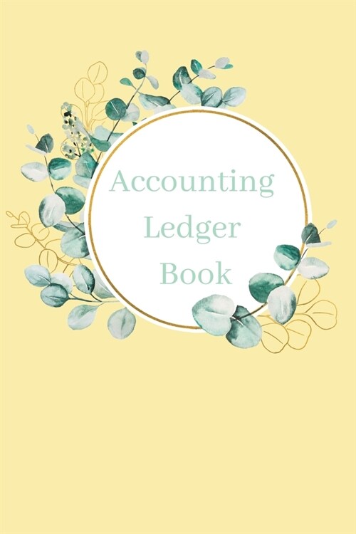 Accounting Ledger: Tan Floral (Paperback)