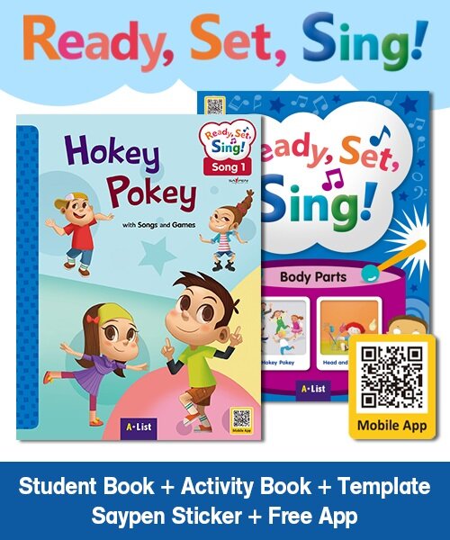 Ready, Set, Sing! Body Parts (Student Book + App QR + Workbook)