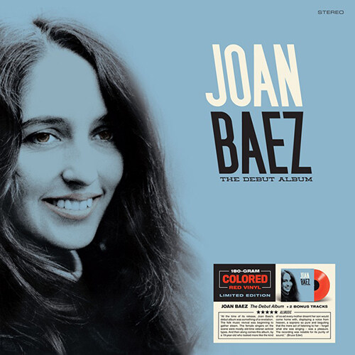 [수입] Joan Baez - The Debut Album + 2 Bonus Tracks [180g 레드 컬러반 LP]