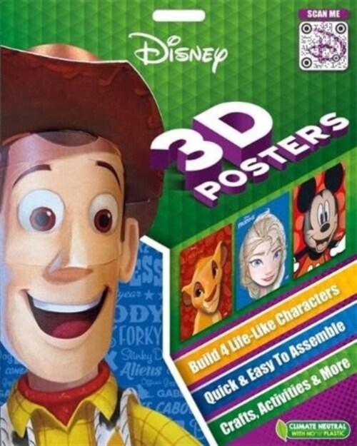 Disney: 3D Posters (Paperback)