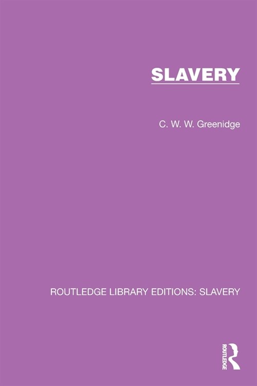 Slavery (Paperback, 1)