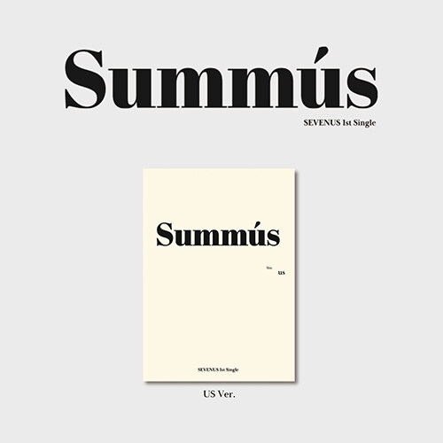 [중고] 세븐어스 - 싱글 1집 SUMMUS [Us Ver.]