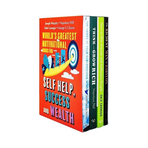 Worlds Greatest Motivational Books For Self help, Success & Wealth 4 Books Collection Box Set (Paperback 4권)