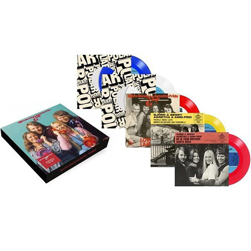 [수입] Abba - Ring Ring [50th Anniversary][5 X 7 inch Coloured LP Box Set]