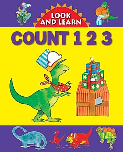 Look and Learn with Little Dino: Count 123 (Board Book)