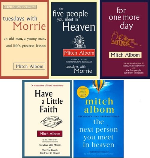 Mitch Albom 5 Books Collection Set (Paperback 5권 Box Set)