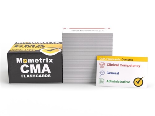 CMA Exam Preparation Flash Cards: CMA Test Prep Flashcard Study Guide for the Certified Medical Assistant Exam [Full Color Cards] (Other)