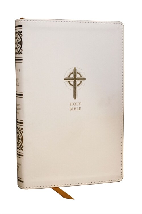 Nrsvce Sacraments of Initiation Catholic Bible, White Leathersoft, Comfort Print (Imitation Leather)