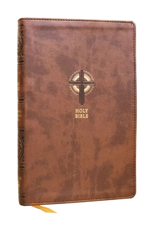 Nrsvce Sacraments of Initiation Catholic Bible, Brown Leathersoft, Comfort Print (Imitation Leather)