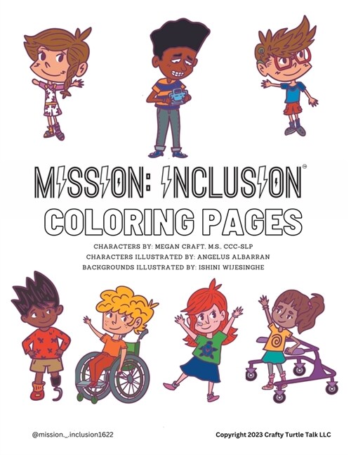 Mission: Inclusion Coloring Pages: Inclusion Coloring (Paperback)