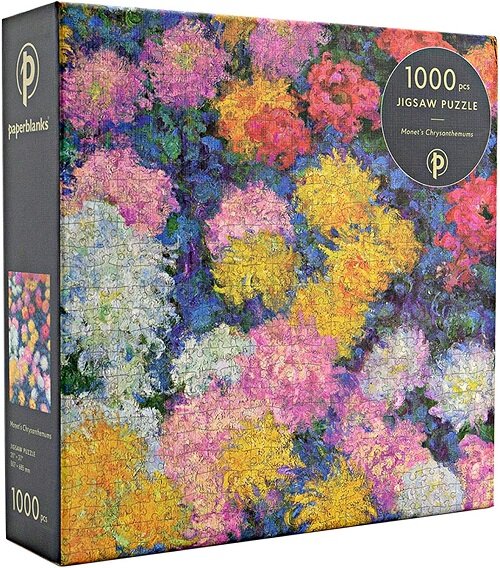 Paperblanks Monets Chrysanthemums Monets Chrysanthemums Jigsaw Puzzles Puzzle 1000 Piece (Other)