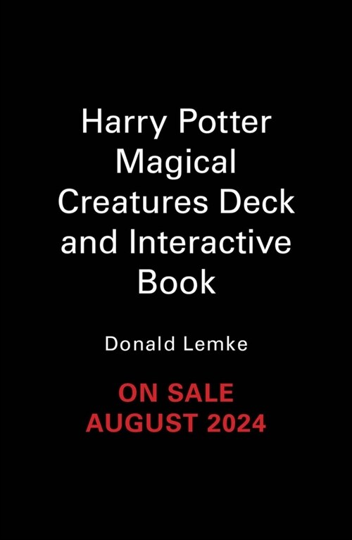 Harry Potter Magical Creatures Deck and Interactive Book (Other)