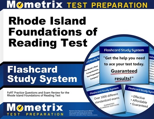 Rhode Island Foundations of Reading Test Flashcard Study System: Fort Practice Questions and Exam Review for the Rhode Island Foundations of Reading T (Other)