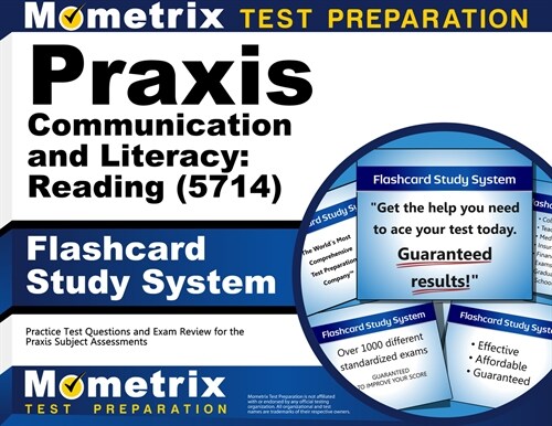 Praxis Communication and Literacy: Reading (5714) Flashcard Study System: Practice Test Questions and Exam Review for the Praxis Subject Assessments (Other)