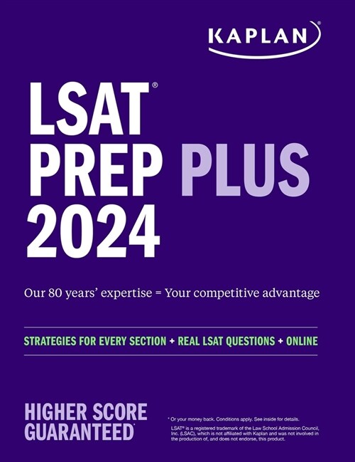 LSAT Prep Plus 2024: Strategies for Every Section + Real LSAT Questions + Online (Paperback)