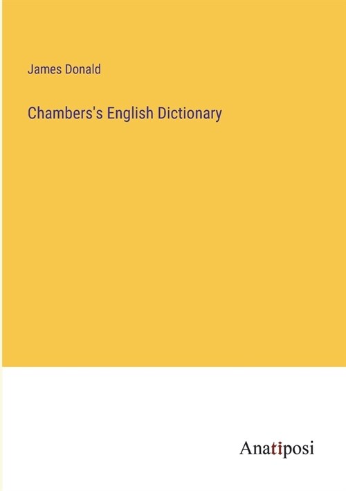 Chamberss English Dictionary (Paperback)