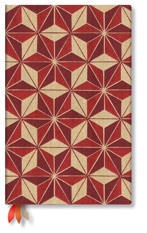 Hishi (Ukiyo-e Kimono Patterns) Maxi Dot-Grid Journal (Paperback)