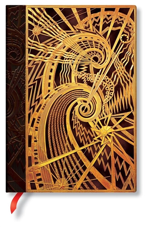 The Chanin Spiral (New York Deco) Midi Unlined Hardcover Journal (Hardcover)