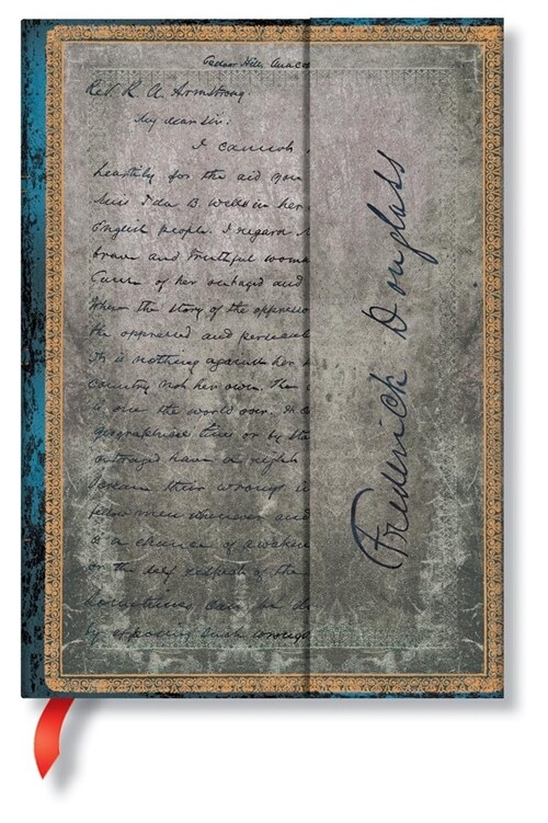 Frederick Douglass, Letter for Civil Rights (Embellished Manuscripts Collection) Midi Lined Hardcover Journal (Hardcover)