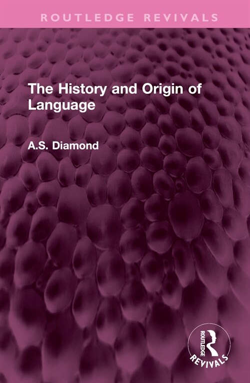 The History and Origin of Language (Hardcover, 1)