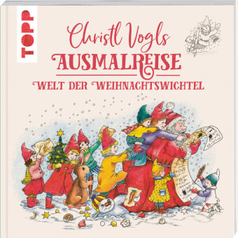 Christl Vogls Ausmalreise - Welt der Weihnachtswichtel (Paperback)