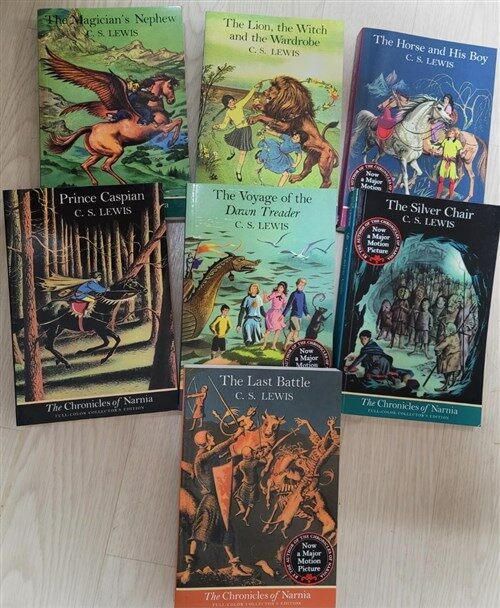 [중고] The Chronicles of Narnia Full-Color Box Set (Paperback 7권)