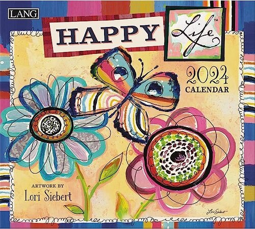 LANG Happy Life 2024 Wall Calendar