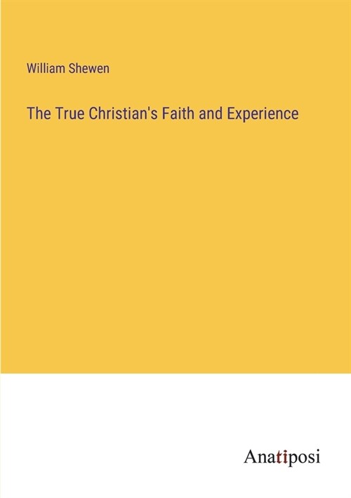 The True Christians Faith and Experience (Paperback)