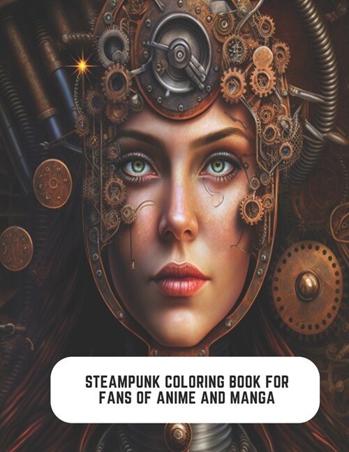 Steampunk Coloring Book for Fans of Anime and Manga: Travel Through Steampunk Worlds (Paperback)