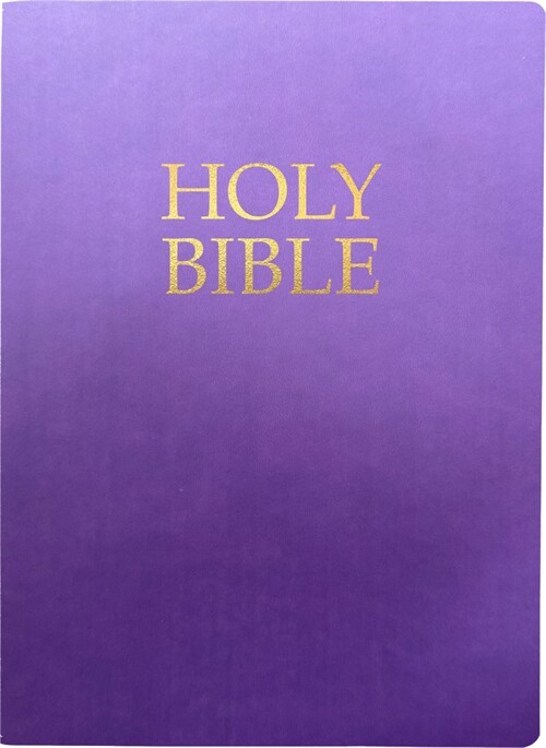 Kjver Holy Bible, Large Print, Royal Purple Ultrasoft: (King James Version Easy Read, Red Letter) (Bonded Leather)