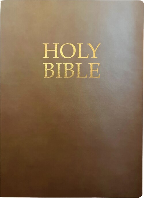 Kjver Holy Bible, Large Print, Coffee Ultrasoft: (King James Version Easy Read, Red Letter, Brown) (Bonded Leather)