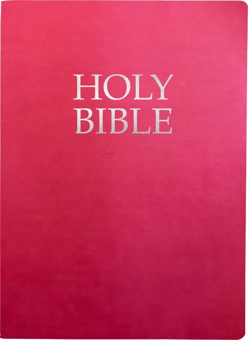 Kjver Holy Bible, Large Print, Berry Ultrasoft: (King James Version Easy Read, Red Letter, Pink) (Imitation Leather)