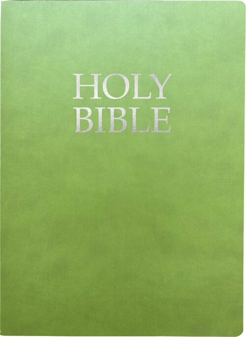 Kjver Holy Bible, Large Print, Olive Ultrasoft: (King James Version Easy Read, Red Letter, Green) (Imitation Leather)