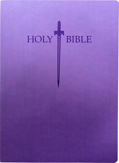 Kjver Sword Holy Bible, Large Print, Royal Purple Ultrasoft, Thumb Index: (King James Version Easy Read, Red Letter) (Leather)