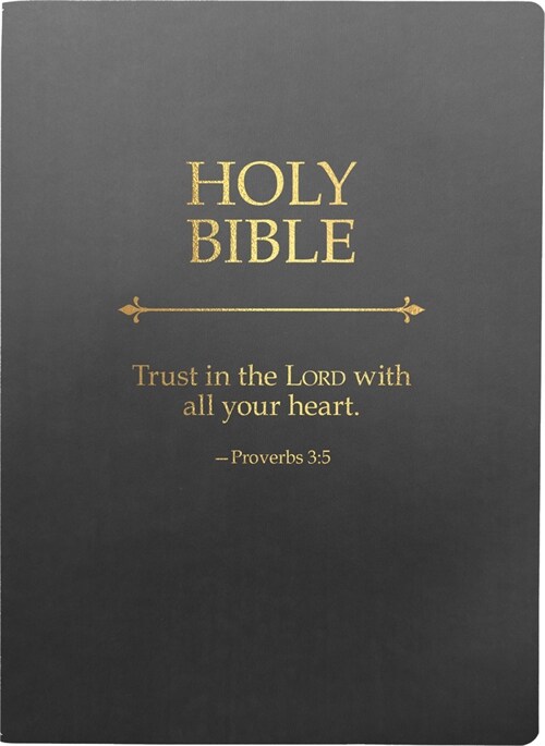 Kjver Holy Bible, Trust in the Lord Life Verse Edition, Large Print, Black Ultrasoft: (King James Version Easy Read, Red Letter, Proverbs 3:5) (Imitation Leather)
