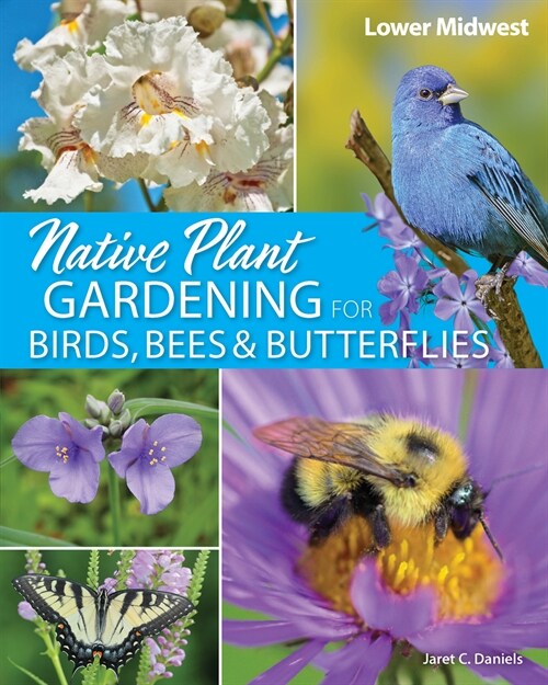 Native Plant Gardening for Birds, Bees & Butterflies: Lower Midwest (Paperback)