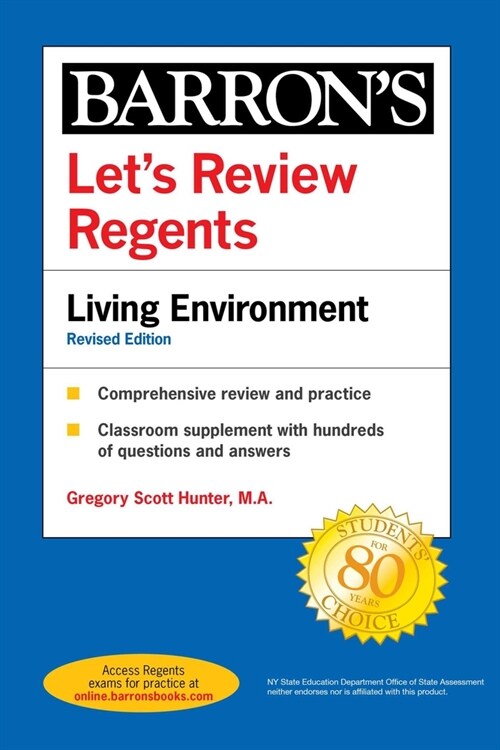 Lets Review Regents: Living Environment Ninth Edition (Paperback)