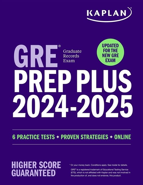 GRE Prep Plus 2024-2025 - Updated for the New Gre: 6 Practice Tests + Live Classes + Online Question Bank and Video Explanations (Paperback)