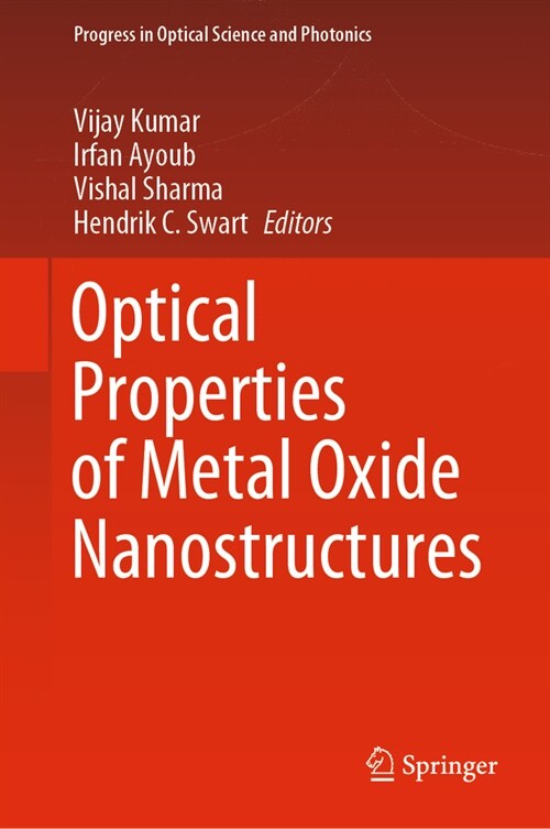 Optical Properties of Metal Oxide Nanostructures (Hardcover, 2023)