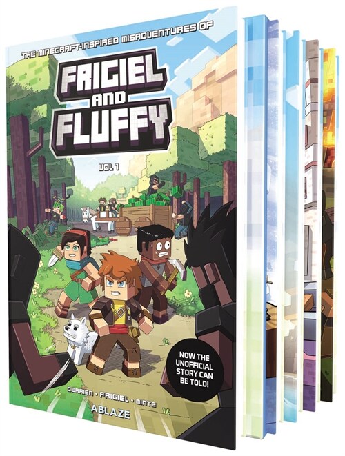 The Minecraft-Inspired Misadventures of Frigiel & Fluffy Vol 1-5 Box Set (Hardcover)