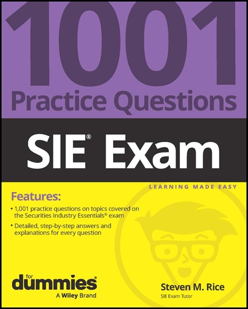 [eBook Code] SIE Exam: 1001 Practice Questions For Dummies (eBook Code, 1st)