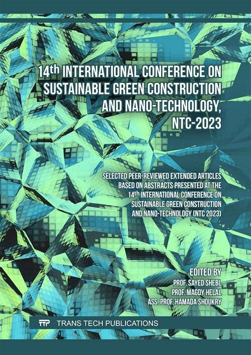 14th International Conference on Sustainable Green Construction and Nano-Technology, NTC-2023 (Paperback)