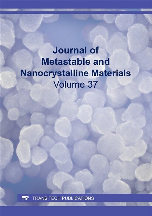 Journal of Metastable and Nanocrystalline Materials Vol. 37 (Paperback)