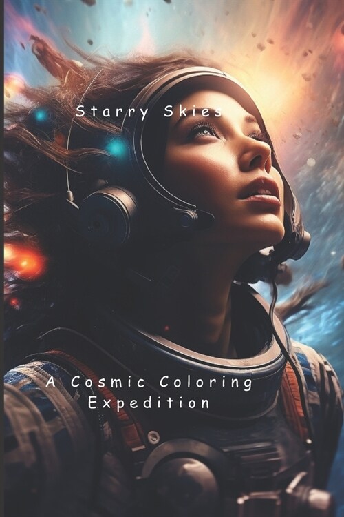 Starry Skies: A Cosmic Coloring Expedition (Paperback)